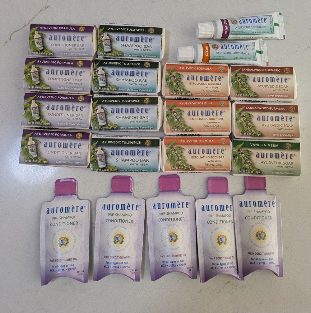Auromere Shampoo & Conditioner Bars, Soaps & Toothpaste